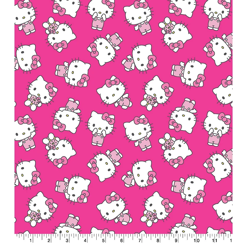 Hello Kitty® Pink Sweet Cotton Fabric