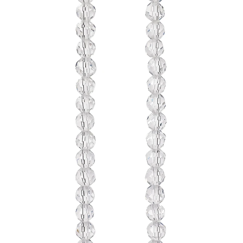 9 Pack: Crystal Glass Faceted Round Beads, 6mm by Bead Landing™