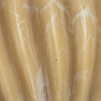 Hello Honey® 8" Beige Decorative Pleated Bowl