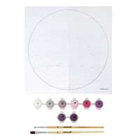 8" Mountain Paint-by-Number Plywood Surface Kit by Artist's Loft®