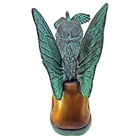 Design Toscano 11" Bird Fairy Cast Bronze Garden Statue