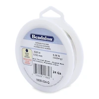 Beadalon® 24 Gauge Non Tarnish Silver German Style Wire