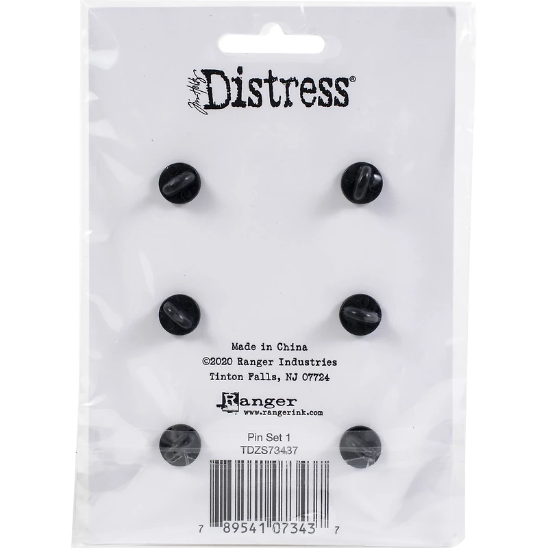 Tim Holtz® Distress® Enamel Collector Pin Set No.1