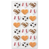 Heart Sports Ball Dimensional Stickers by Recollections™