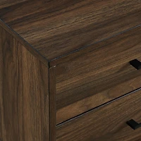 Walker Edison Dark Walnut Modern Nightstand