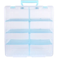 ArtBin® Aqua Super Satchel™ Double Deep Storage Bin with Dividers