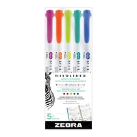 Zebra Mildliner™ Refresh Double Ended Highlighter Set