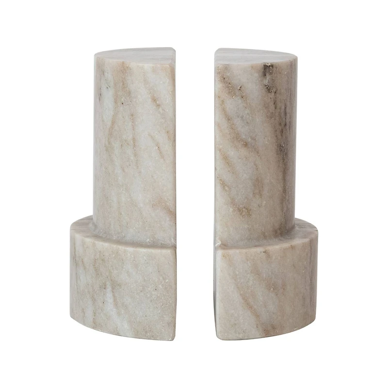 Hello Honey® Natural Marble Bookends, 2ct.