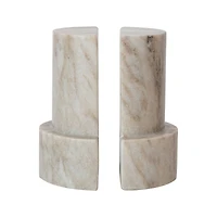 Hello Honey® Natural Marble Bookends, 2ct.