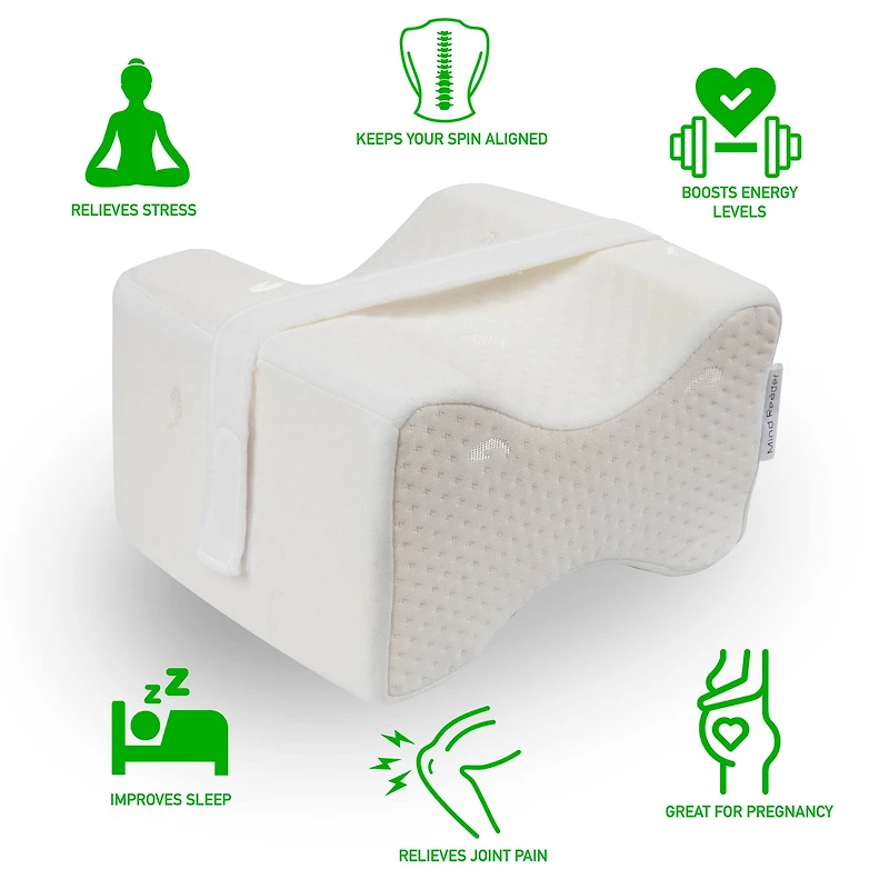 Mind Reader Orthopedic Pain Relief Knee Pillow