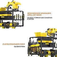 NEX™ 16.5" Black Wire Drill & Power Tool Wall Organizer