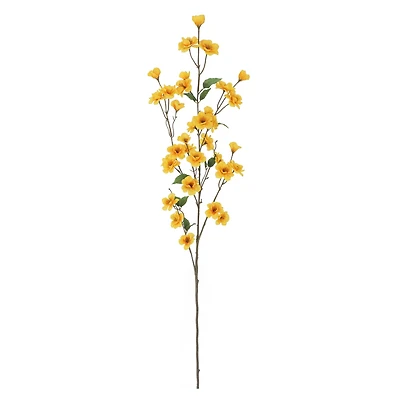 40" Yellow Blossom Branch Stem by Ashland®