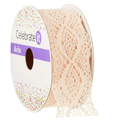 1.5" x 3yd. Lace Ribbon by Celebrate It™ Aria