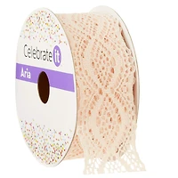 1.5" x 3yd. Lace Ribbon by Celebrate It™ Aria