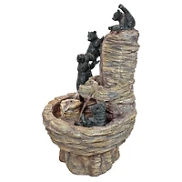 27" Rocky Mountain Splash Black Bears Garden Fountain