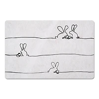 Easter Bunnies Contour 27" x 18" Floor Mat