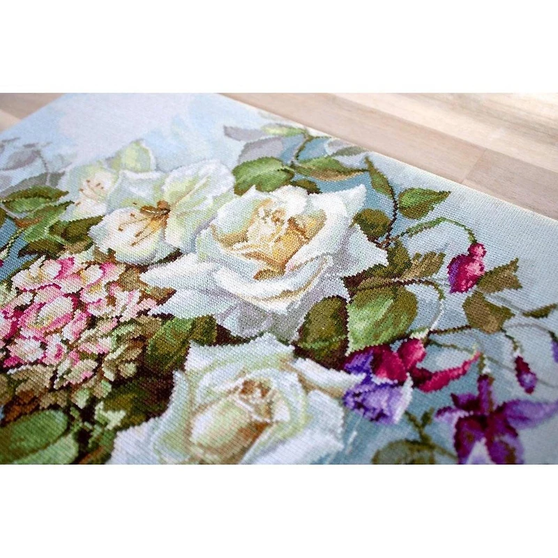 Luca-s Bouquet With Roses Counted Cross Stitch Kit