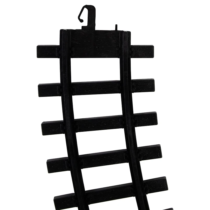 10" Black Replacement Train Set Track Pieces, 12ct.