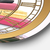 Designart 'Paris Glamourous Gold Style Ii Glam Wall Clock