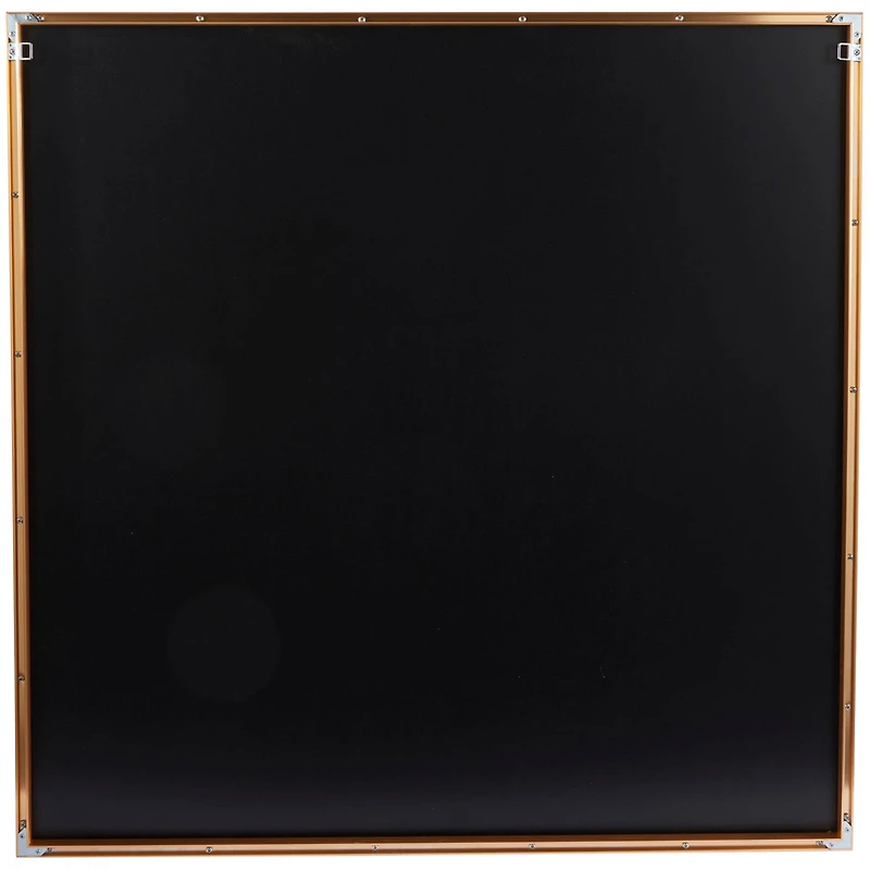 CosmoLiving by Cosmopolitan Gold Porcelain Radial Starburst Framed Wall Art with Gold Aluminum Frame 40" x 2" x 40"