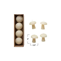 Hello Honey® Unscented Mushroom-Shaped Votive Candles