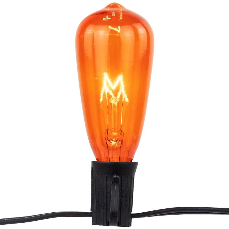 10ct. Purple & Orange Edison E17 Halloween Light Set