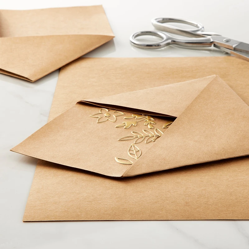 12 Packs: 25 ct. (300 total) Kraft 12" x 12" Cardstock Paper by Recollections™