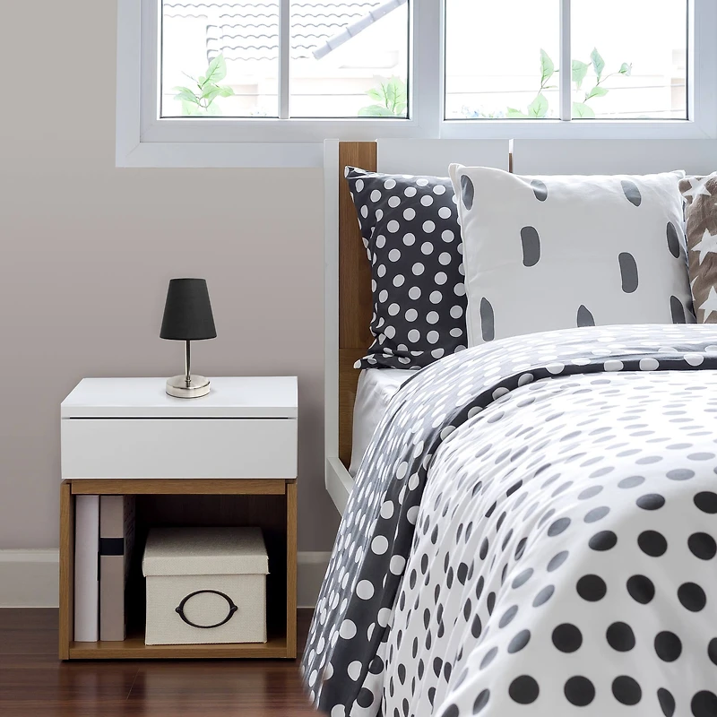 Simple Designs Sand Nickel Mini Basic Table Lamp