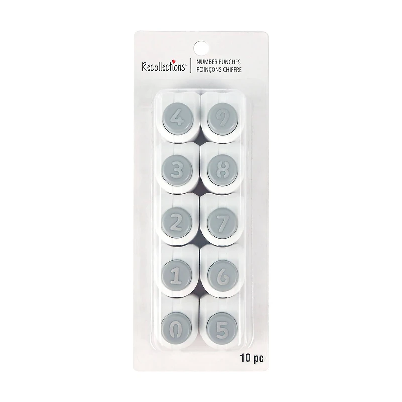 10 Piece Number Punch Set by Recollections™