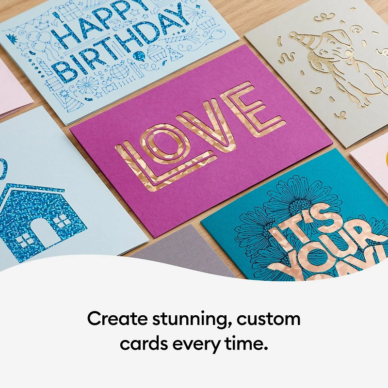 Cricut® S40 Cutaway Cards, Neutrals Sampler