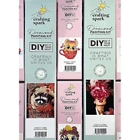 Crafting Spark Pink Rose Diamond Painting Kit