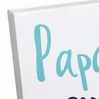 Papa Is My Superhero Canvas Wall Art