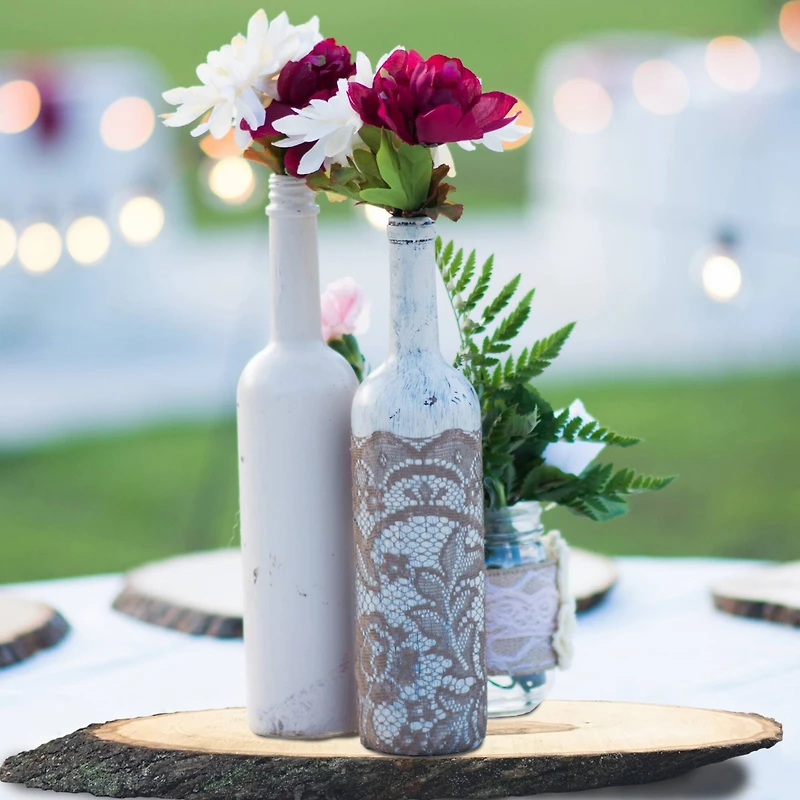 Wilson 3ft. Basswood Elongated Round Slice, 2ct.