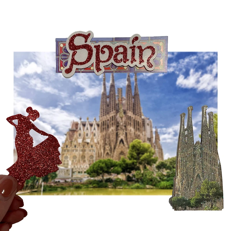 Spain Dimensional Stickers by Recollections™