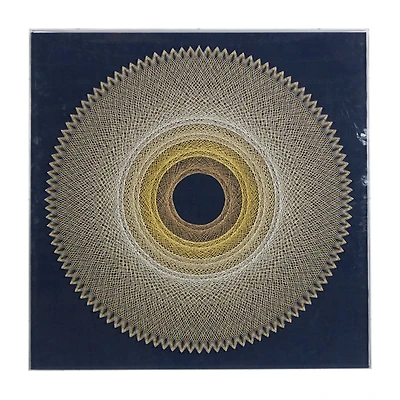 Brown Canvas Contemporary Wall Decor, 36" x 36" x 2"