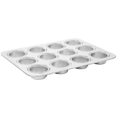 Oster Baker's Glee Silver 12 Cup Aluminum Muffin Pan