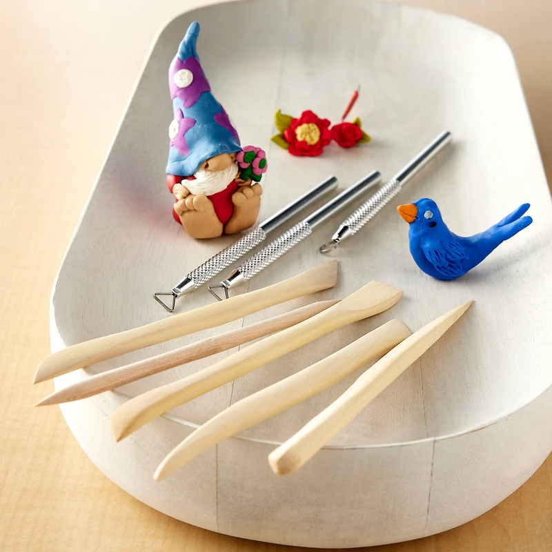 6 Pack: 8 Piece Clay Tool Set by ArtMinds™