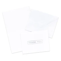 Embossed Thank You Cards & Envelopes by Recollections™, 5.5" x 4.2"