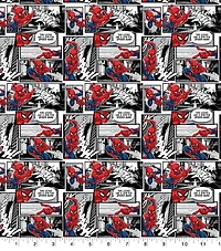 Marvel Spider-Man Comic Cotton Fabric