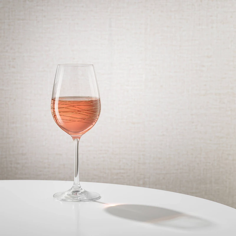 JoyJolt® Golden Royale 14oz. Crystal White Wine Glasses, 2ct.