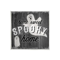 Stupell Industries Sweet Spooky Home Ghosts Sign Wall Plaque Art