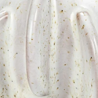 Hello Honey® 4.25" White Reactive Glaze Speckled Stoneware Planter