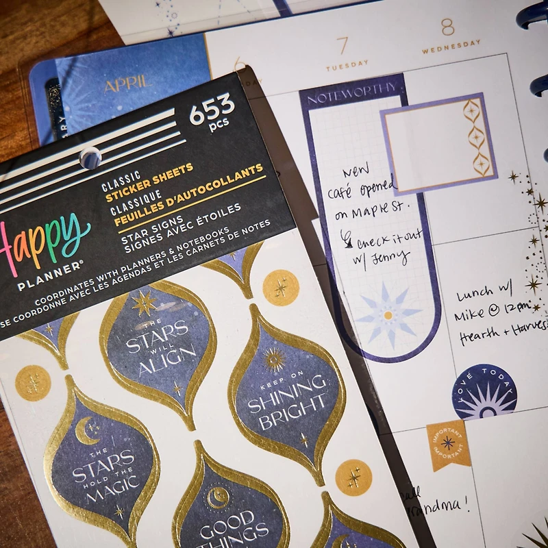 The Classic Happy Planner® Star Signs Sticker Book