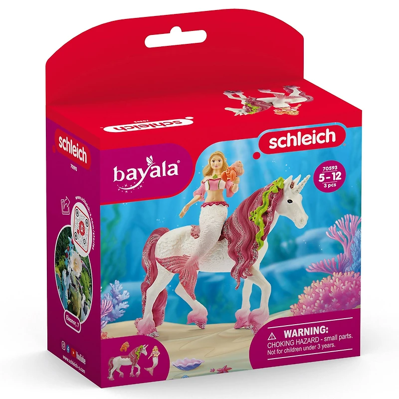 schleich® Bayala® Mermaid Feya Riding Underwater Unicorn Playset
