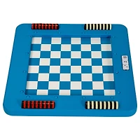 Swim Central 20" Floating Checkers & Backgammon Magnetic Swimming Pool Board Game Combo