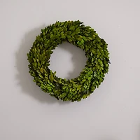 14'' Green Preserved Boxwood Wreath