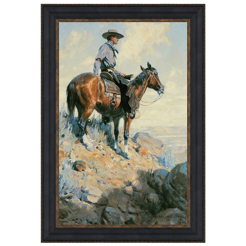 Design Toscano 22.7" Sentinel of the Plains 1906 Canvas Replica Painting