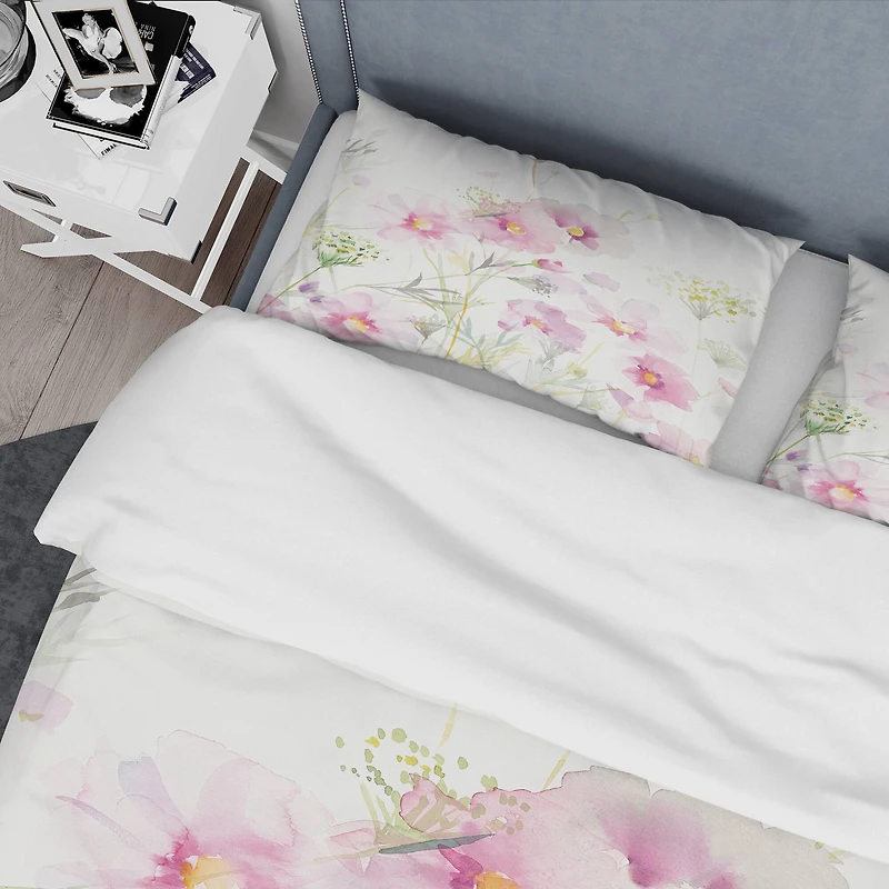 Designart 'Shabby Flower IV' Shabby Bedding Set