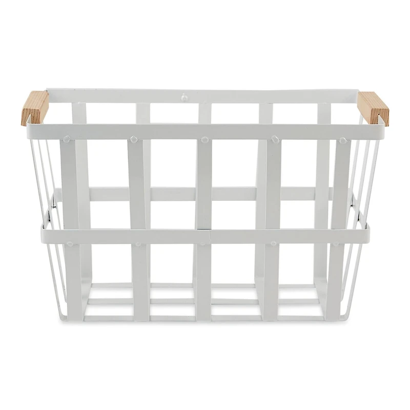 DII® White Metal Urban Modern Basket Set