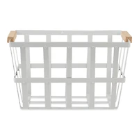 DII® White Metal Urban Modern Basket Set